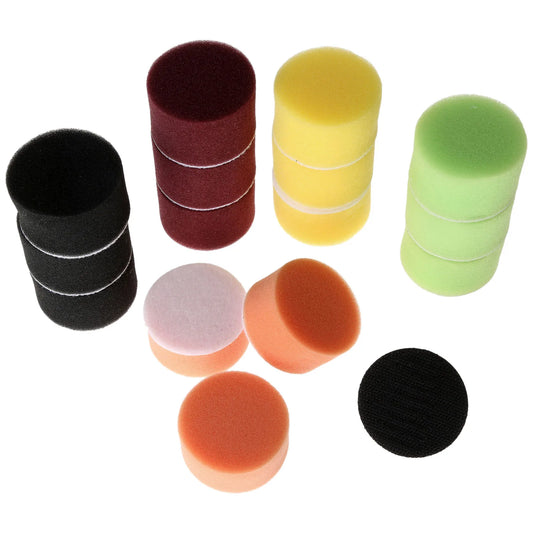 Mini poleringspads i skum – passer drill og mini-maskin

