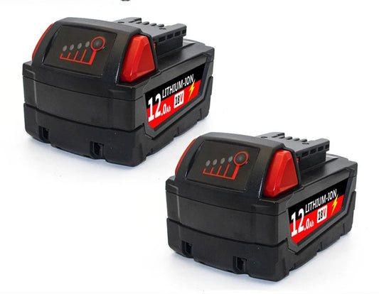Høykapasitets Milwaukee M18 Batteri – 6.0Ah / 12.0Ah

