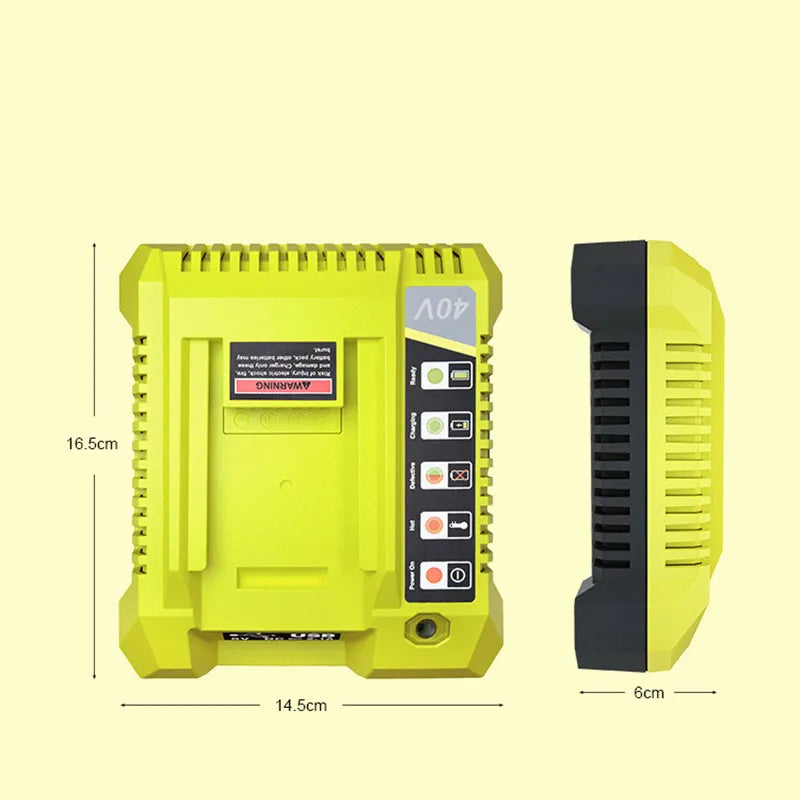 Dobbel USB Li-ion batterilader – Ryobi 36V/40v