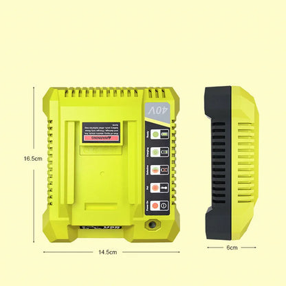 Dobbel USB Li-ion batterilader – Ryobi 36V/40v