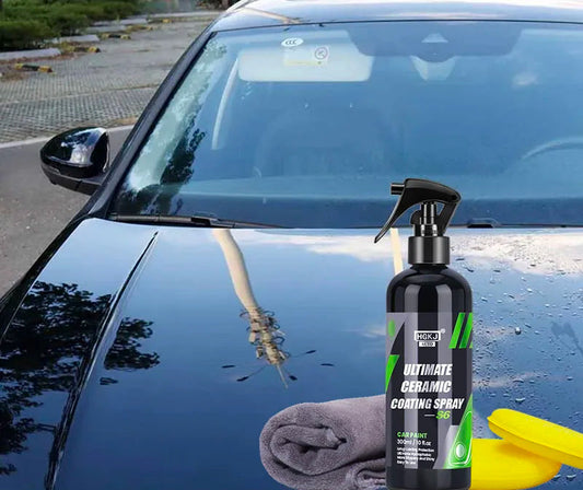 Nano keramisk coating spray 3-i-1 – voks, ripefjerner og lakkbeskyttelse

