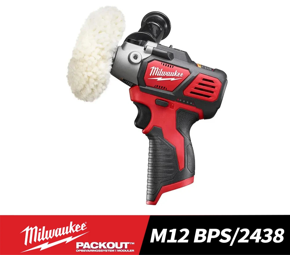 Milwaukee M12 BPS/2438 trådløs poleringsmaskin 12V – Kompakt og kraftig for presis polering