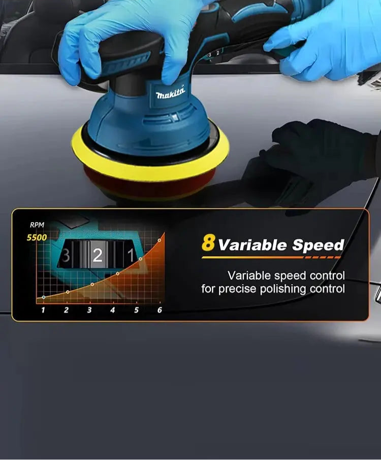 Makita 18v Poleringsmaskin. Elverktøy
