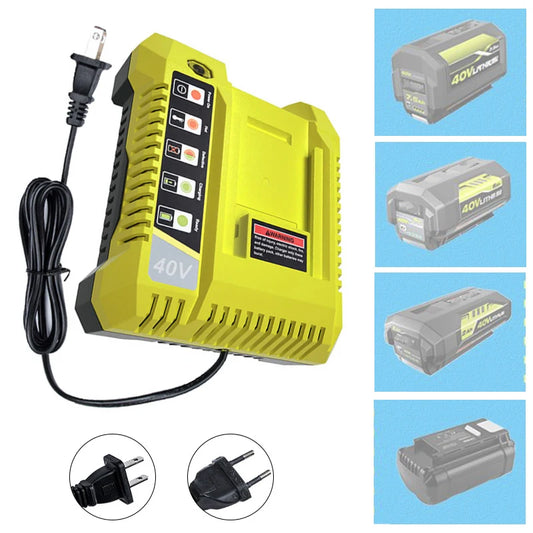 Dobbel USB Li-ion batterilader – Ryobi 36V/40v