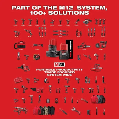 Milwaukee M12 BPS/2438 trådløs poleringsmaskin 12V