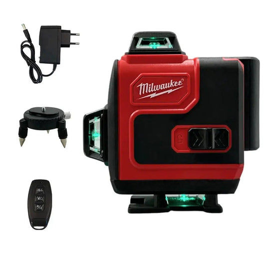 Milwaukee 4D Grønn Laser – Profesjonell nøyaktighet for byggeprosjekter