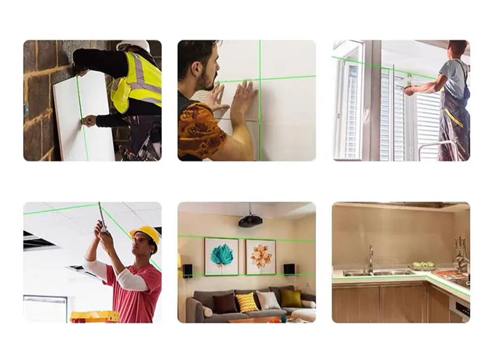 Milwaukee 4D grønn laser med 16 linjer, perfekt for presisjonsarbeid innen bygg, oppussing og montering. Denne kraftige selvnivellerende laseren gir 360° horisontale og vertikale linjer for maksimal nøyaktighet! Elverktøy