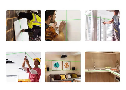 Milwaukee 4D grønn laser med 16 linjer, perfekt for presisjonsarbeid innen bygg, oppussing og montering. Denne kraftige selvnivellerende laseren gir 360° horisontale og vertikale linjer for maksimal nøyaktighet! Elverktøy