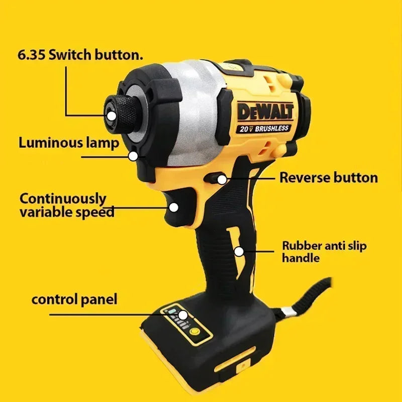 DEWALT DCF850 20V slagdrill– 3250 RPM, 205 Nm Moment | Krafthåndverktøy