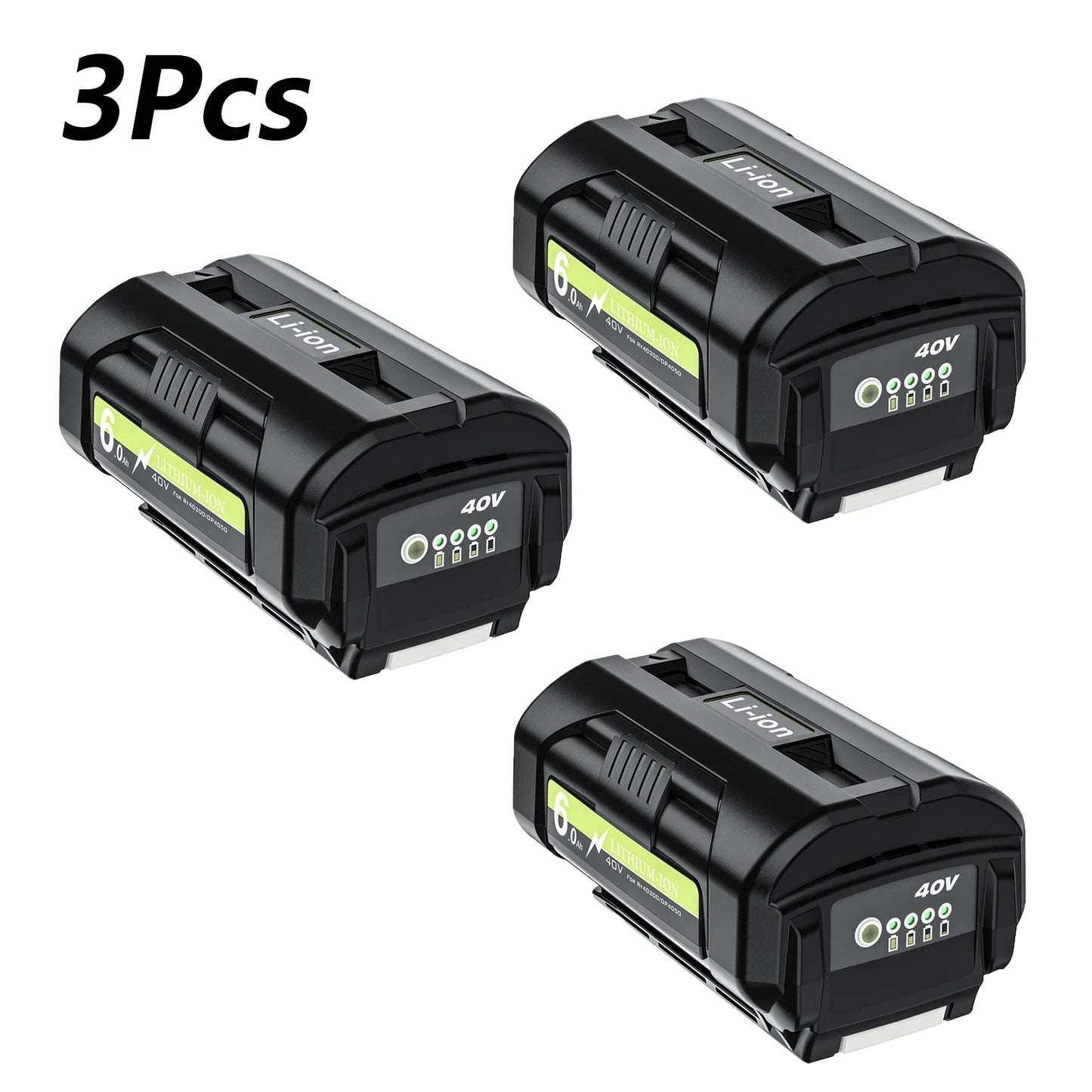 
Ryobi 6.0Ah 40V batteri og hurtiglader – fulladning på 60 minutter for maksimal produktivitet.